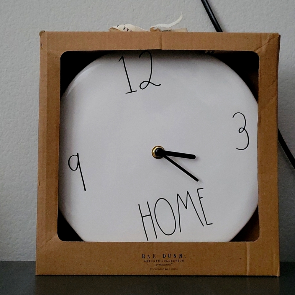 🌟NEW🌟Rae Dunn Home Clock